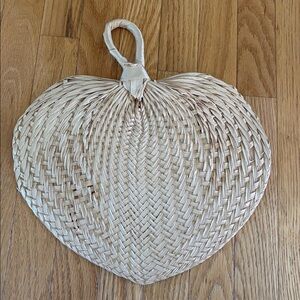Vintage‎ Wicker Rattan Fan Boho Gallery Wall Decor
